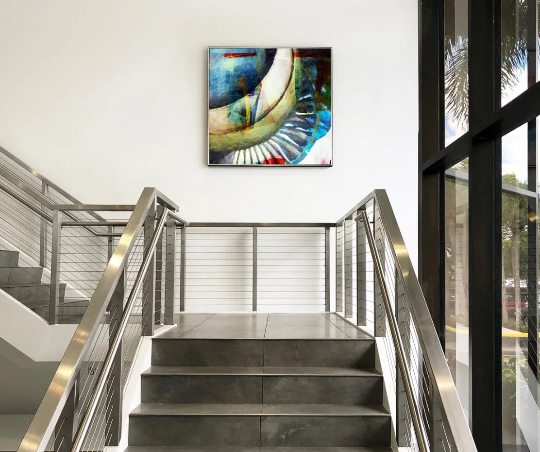 Turbine Tracings 16 Frank Martin Aviation Art Print