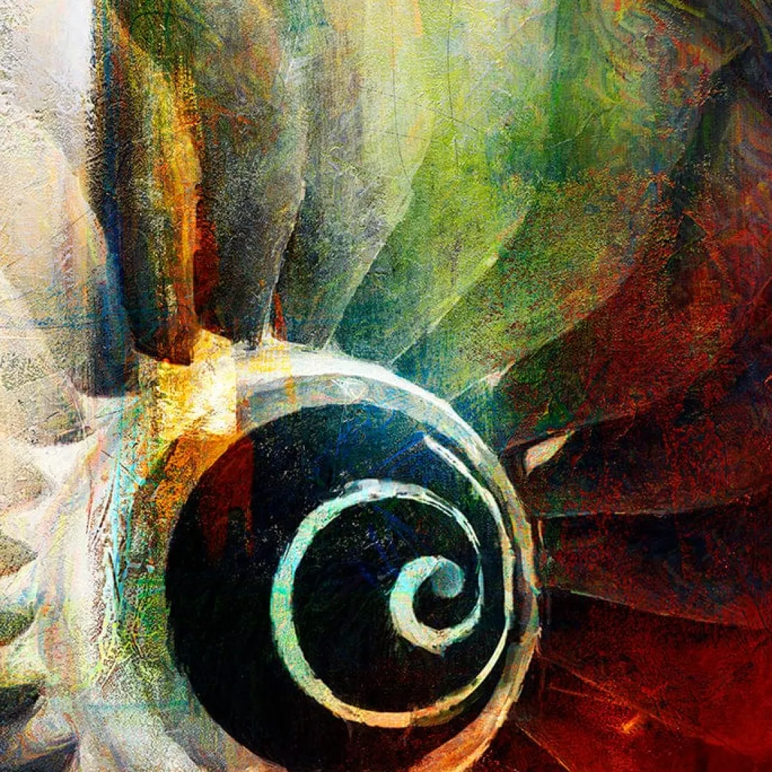 Turbine Tracings 5 Frank Martin Aviation Art Print