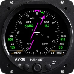uAvionix AV-30-C Certified 3-Inch Digital Multi-Function Display (MFD)