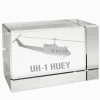 UH-1 Huey 3D Rectangle Cube by Etched Memory