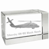 UH-60 Sikorysky Blackhawk 3D Rectangle Cube by Etched Memory