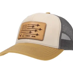 U.S. Air Force "Fly Fight Win" Richardson 112 Signature Trucker Hat - Natural