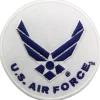 U.S. Air Force Iron-On Embroidered Patch by Aeroplane Apparel Co.