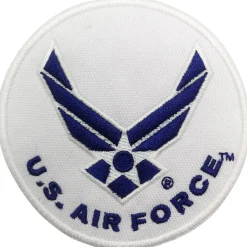 U.S. Air Force Iron-On Embroidered Patch by Aeroplane Apparel Co.