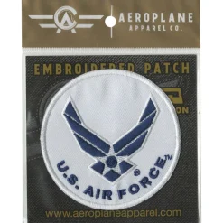 U.S. Air Force Iron-On Embroidered Patch by Aeroplane Apparel Co.