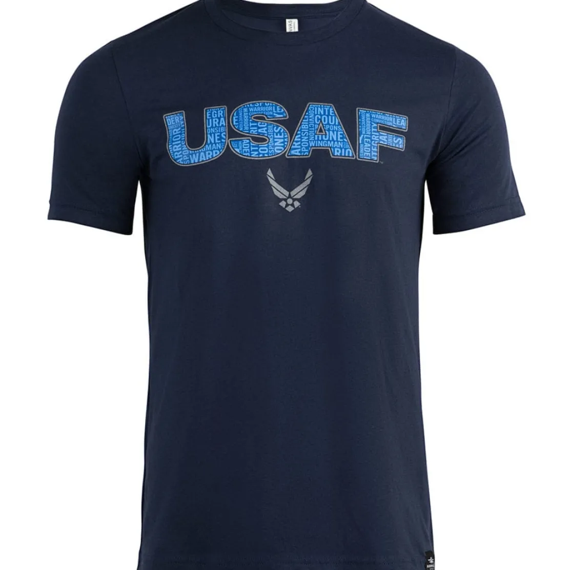 U.S. Air Force Values Reflective T-Shirt by Aeroplane Apparel Co.