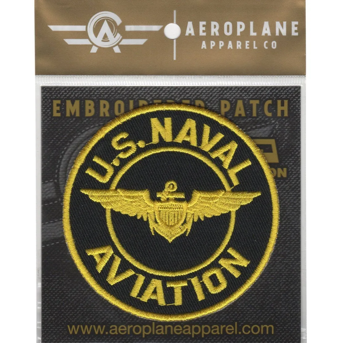 U.S. Naval Aviation Iron-On Patch by Aeroplane Apparel Co.