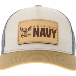 U.S. Navy "America's Navy" Richardson 112 Signature Trucker Hat - Natural
