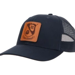 U.S. Navy Blue Angels Crest Square Richardson 112 Signature Trucker Hat - Bison