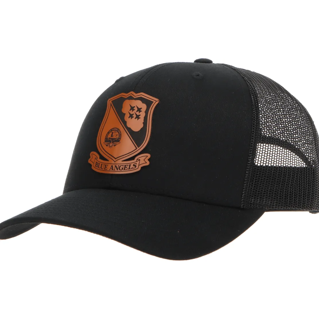 U.S. Navy Blue Angels Richardson 112 Heritage Trucker Hat - Buckskin