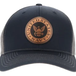 U.S. Navy Crest Richardson 112 Heritage Trucker Hat - Chrome
