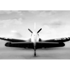 Vought F4U Corsair 1 Steven Greenwald Black & White Aviation Art Print
