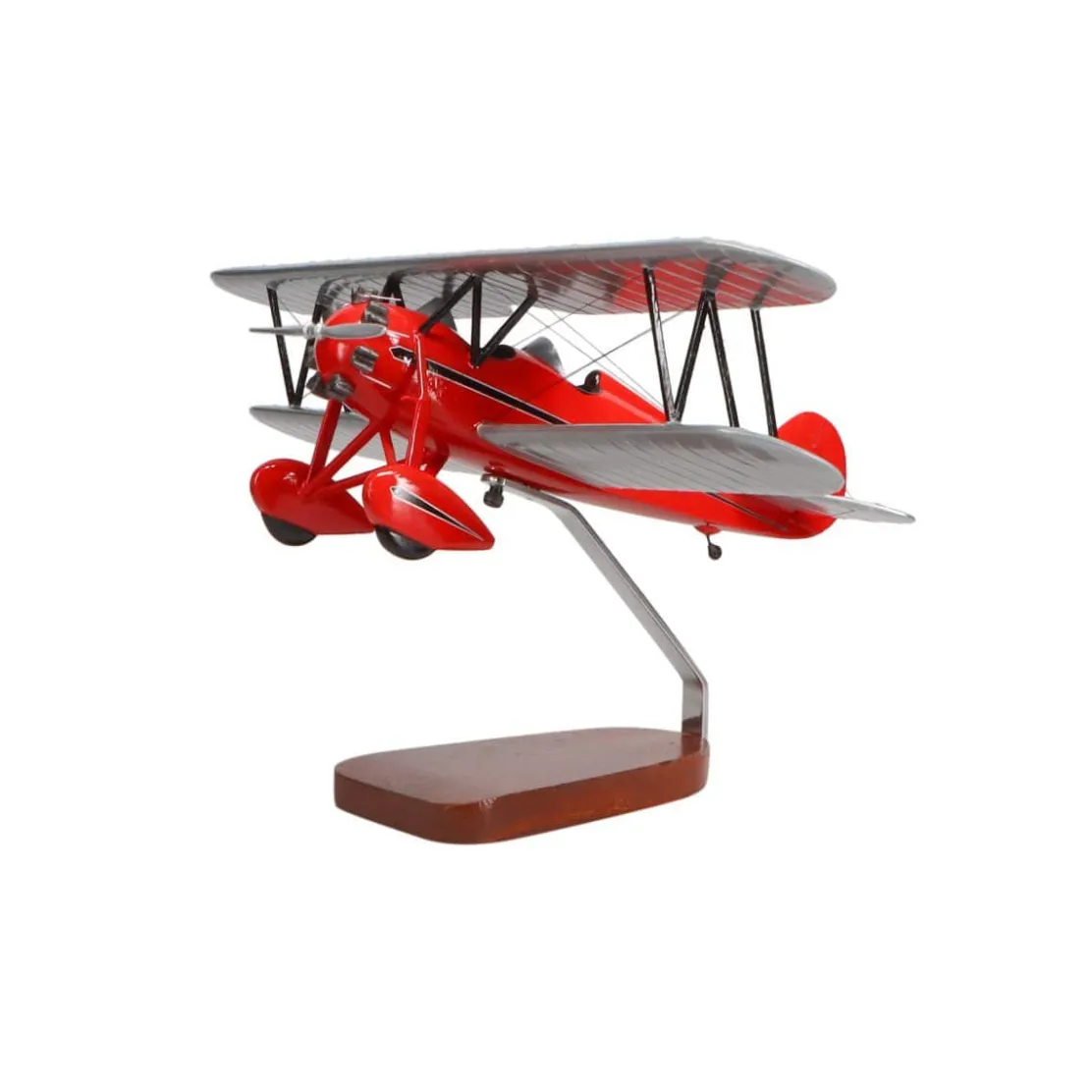 Waco Aircraft Company RNF (Red) Large Mahogany Model