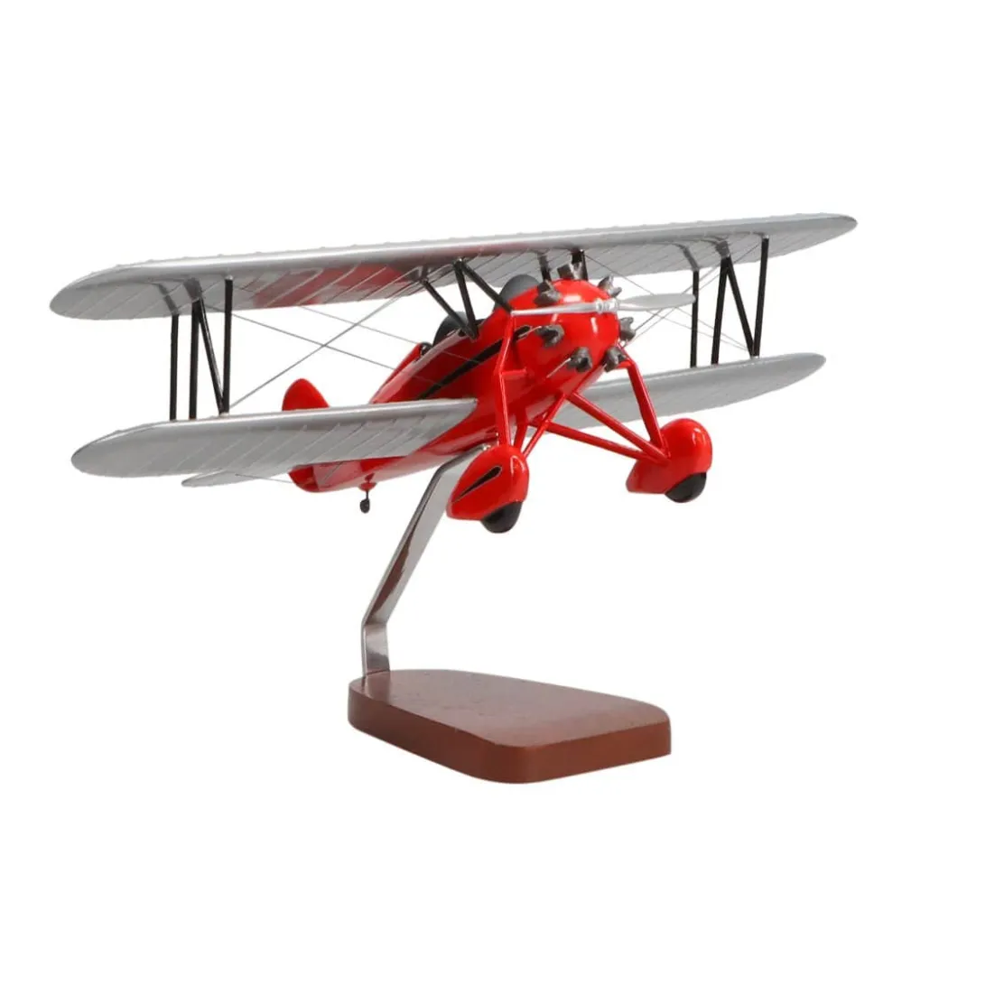 Waco Aircraft Company RNF (Red) Large Mahogany Model