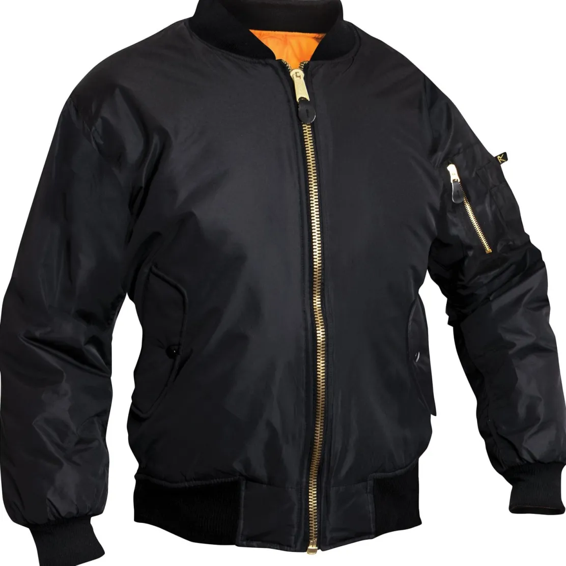 Womens MA-1 Nylon Flight Jacket