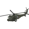 Wow Toyz Blackhawk Pullback Diecast Helicopter 10.5" Model (1 Piece. Assorted Styles)