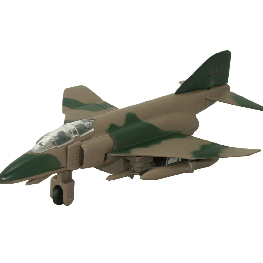 Wow Toyz F-4 Phantom Camouflage Pullback Diecast Model (1 Piece. Assorted Styles)